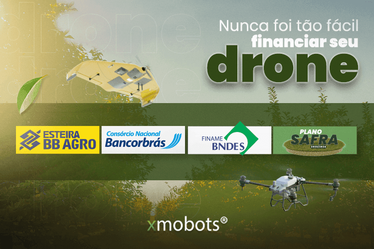 Image with drones sold by XMobots written "it's never been easier to finance your drone", with payment options in the Buying Guide Ebook.