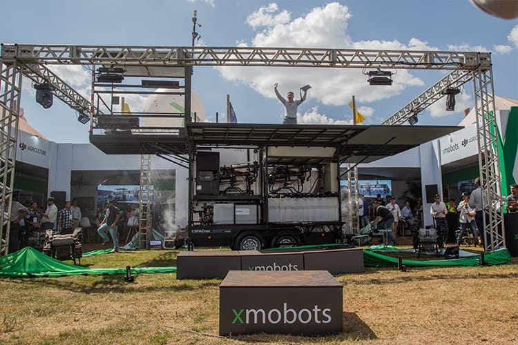 Lançamento do SPAD 150 durante a Agrishow 2024.